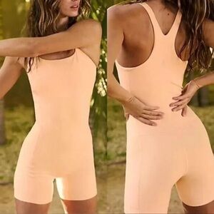 Free People Movement  Never Better Runsie One Piece Romper Morning Sun | Sz XS